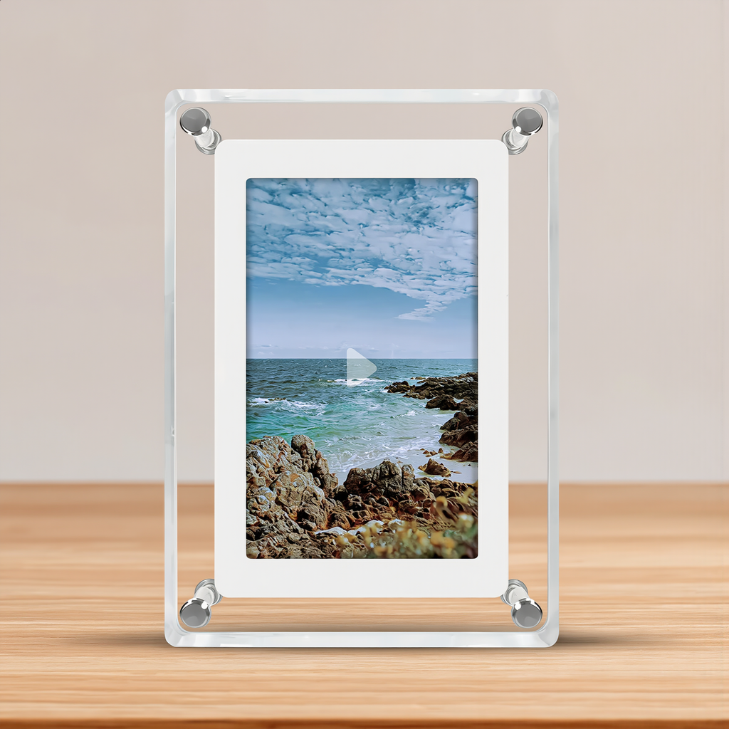 ClearFrame Acrylic Digital Photo Frame - lifestyle