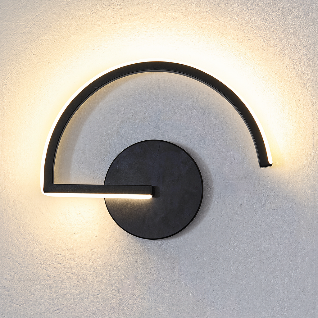 Curves Line LED Wall Light - lifestyle
