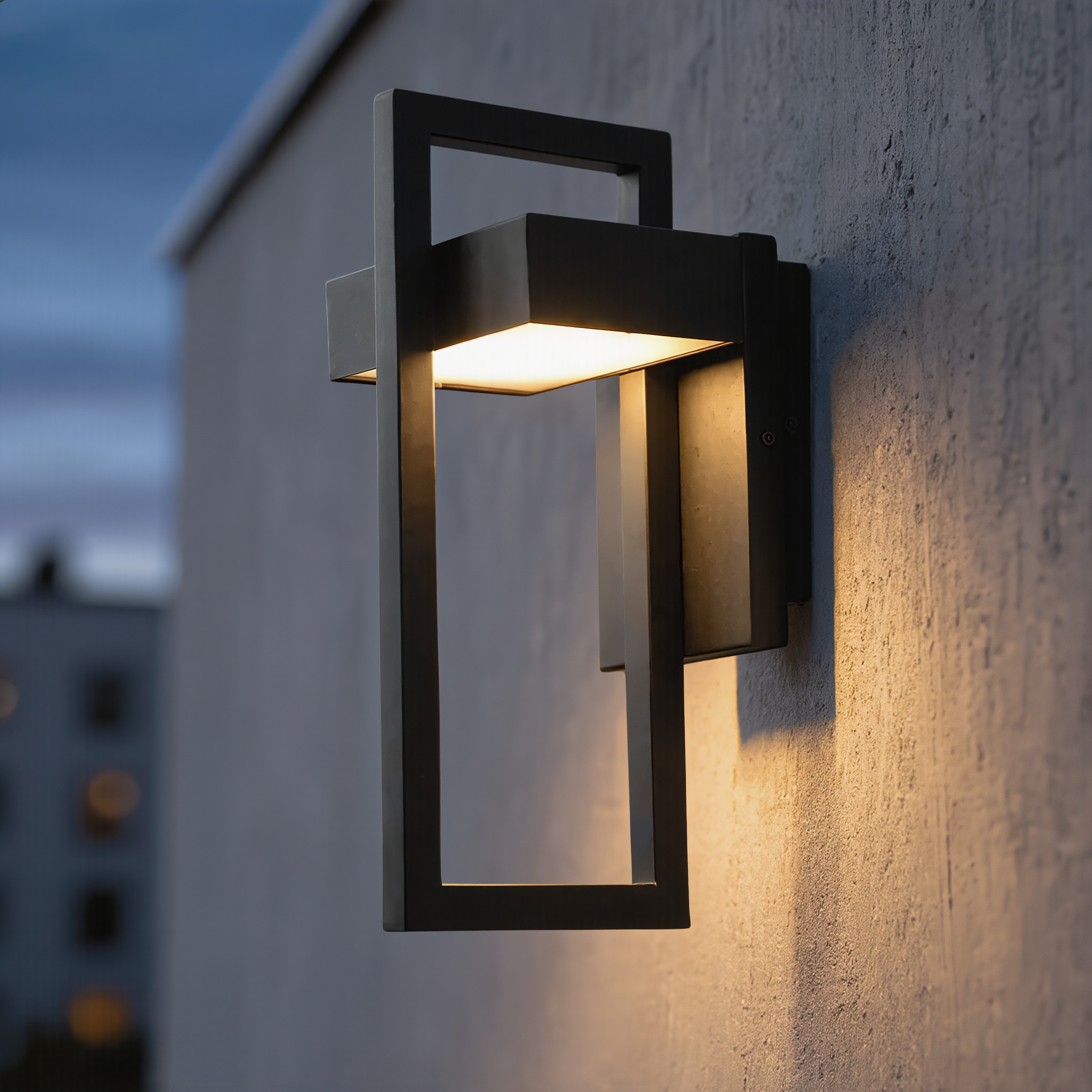 Modern Outdoor Wall Light | Scandinavian Aluminium LED Wall Lamp