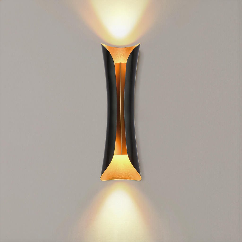 Modern Curl Wall Sconce - lifestyle