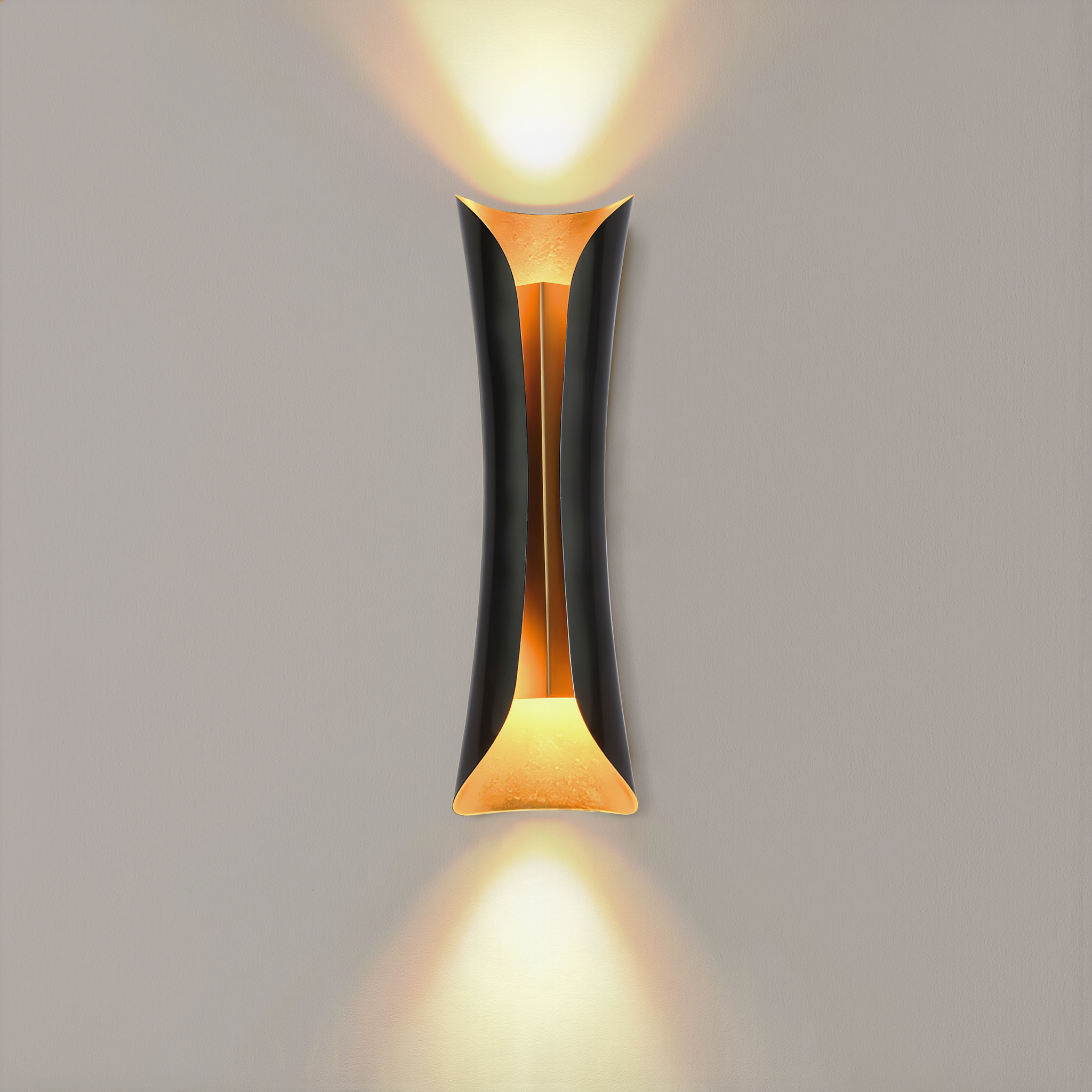Modern Curl Wall Sconce - lifestyle