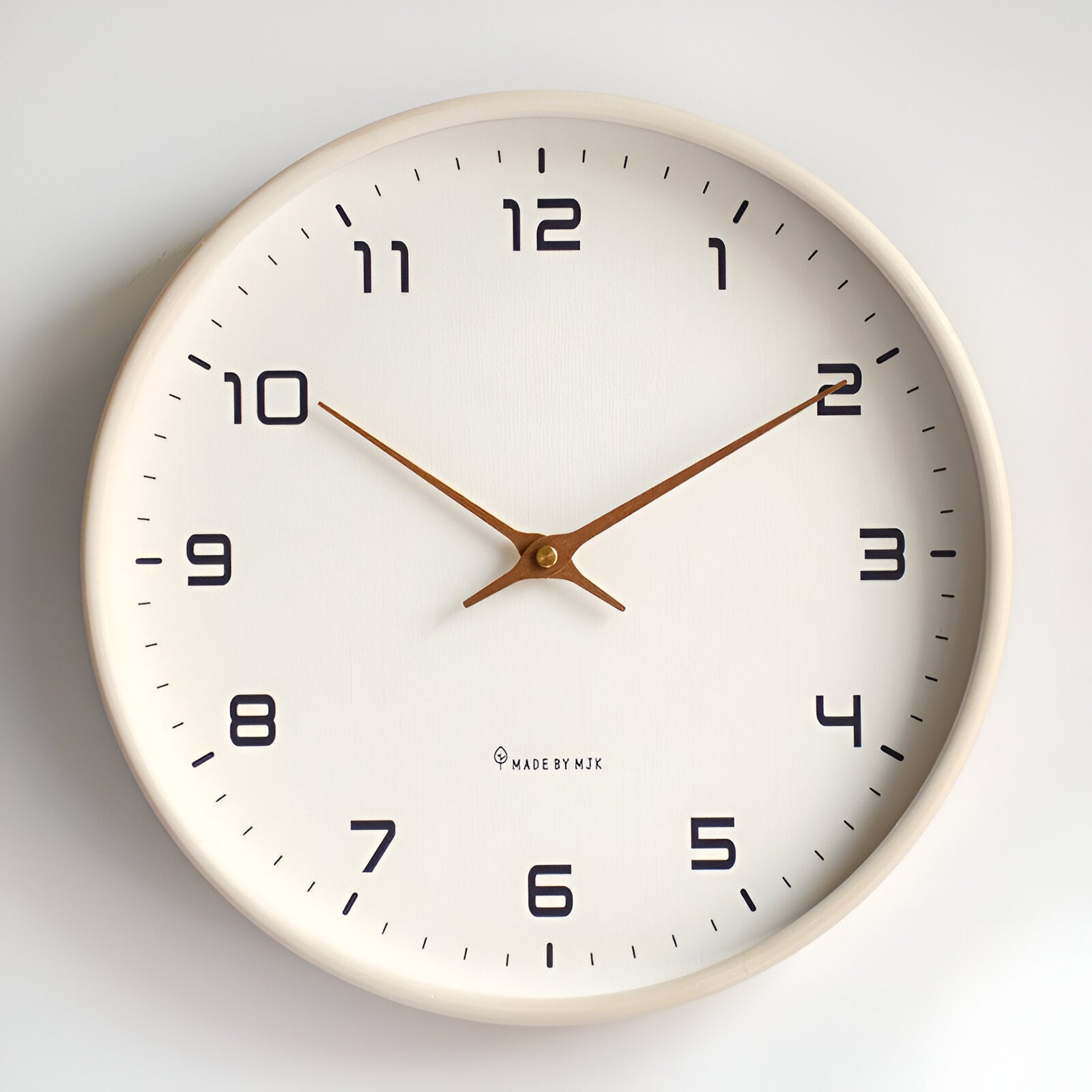Nordic Wood Wall Clock | Living Room Household Clock Decoration | Minimalist Wood Frame Design