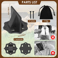 KindlePro | Carbon Steel Log Splitter | Portable Tool with Cloth Bag