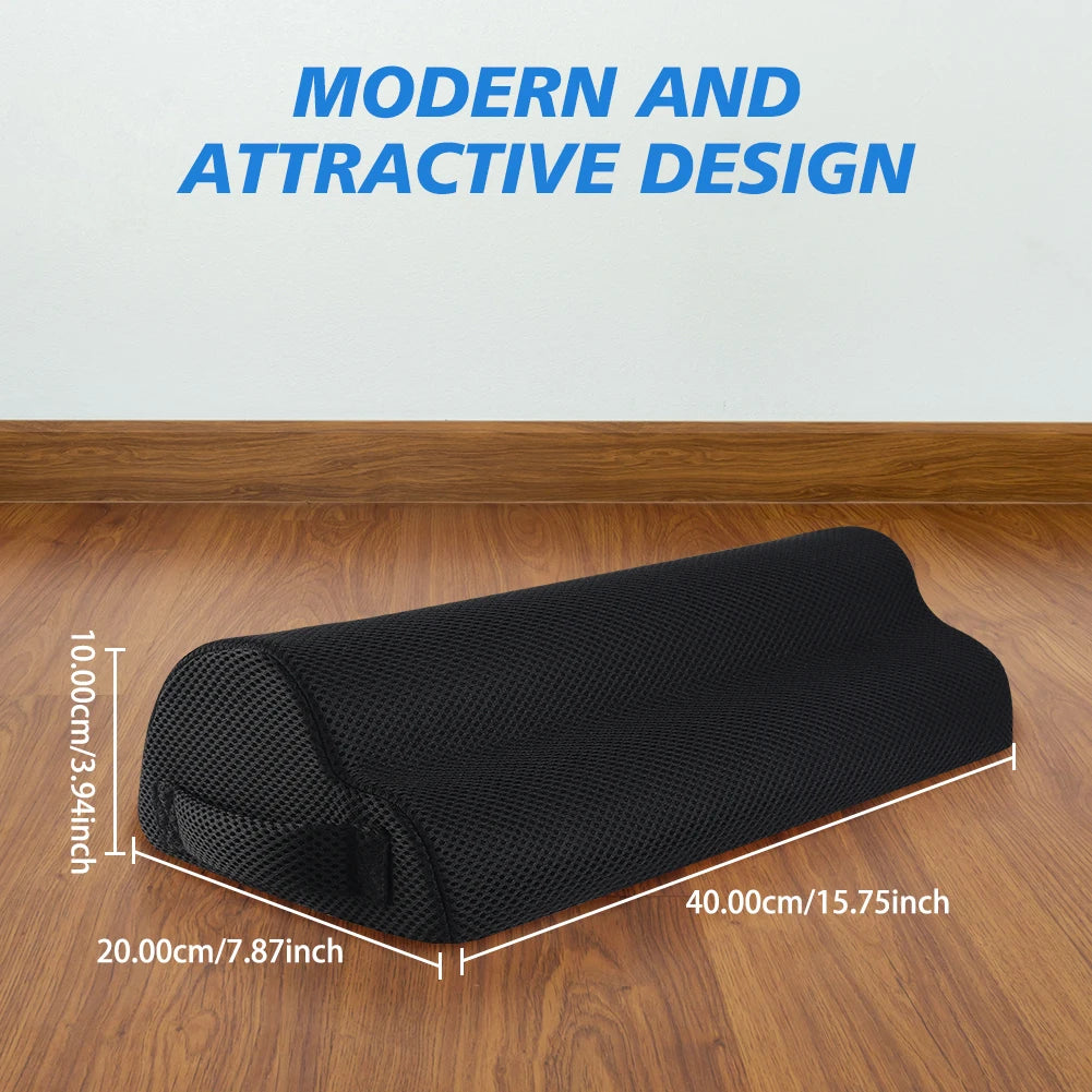 Under Desk Footrest | Memory Foam Foot Stool & Leg Elevation Pillow for Office