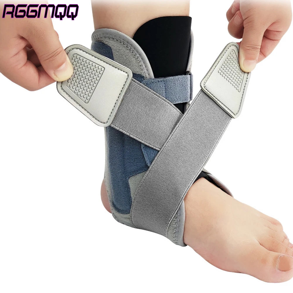 Ankle Brace with Aluminum Splints | X-Strap Stabilizer Support for Men & Women