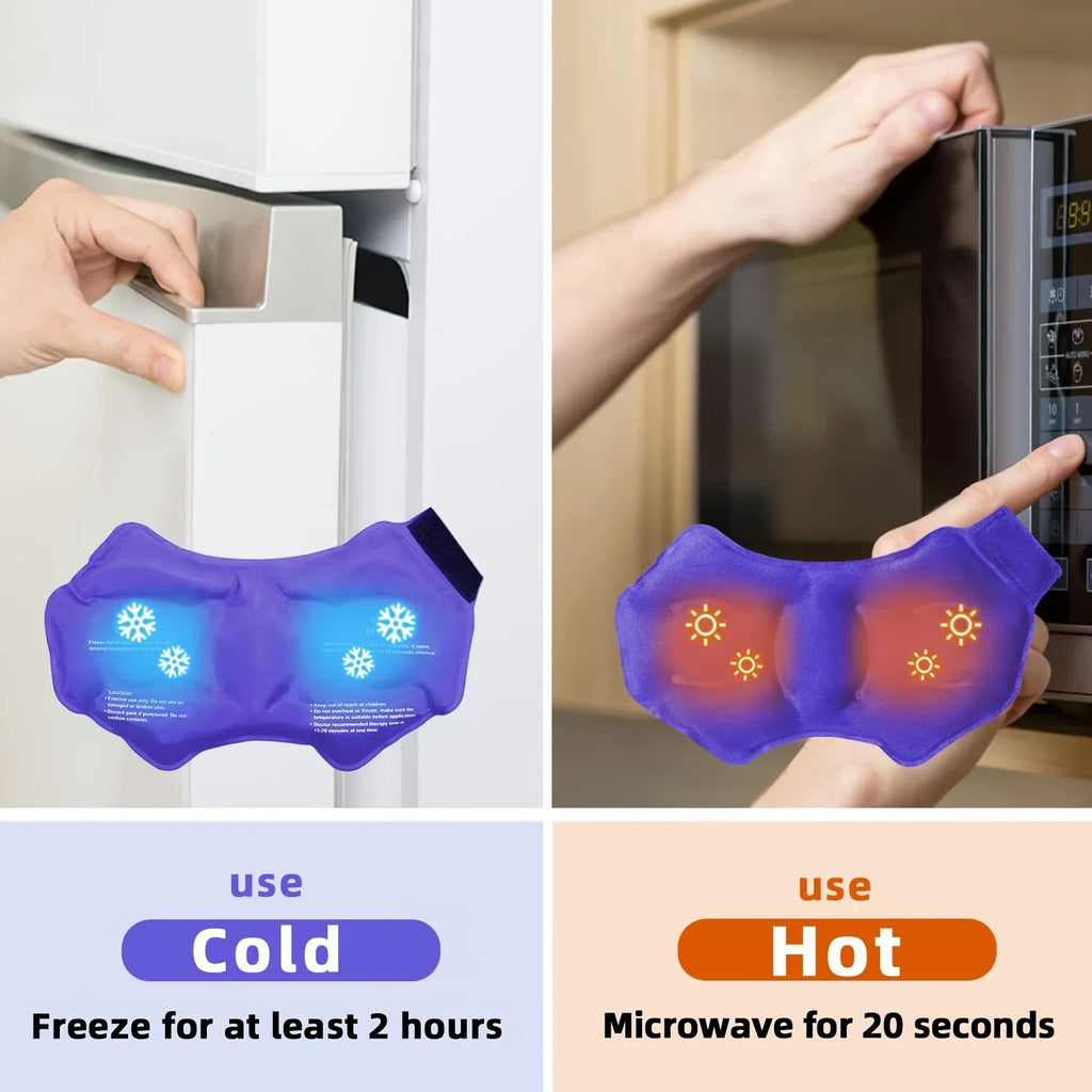 Ankle Brace Hot & Cold Ice Pack Wrap | Reusable Gel Compress for Sports Injuries