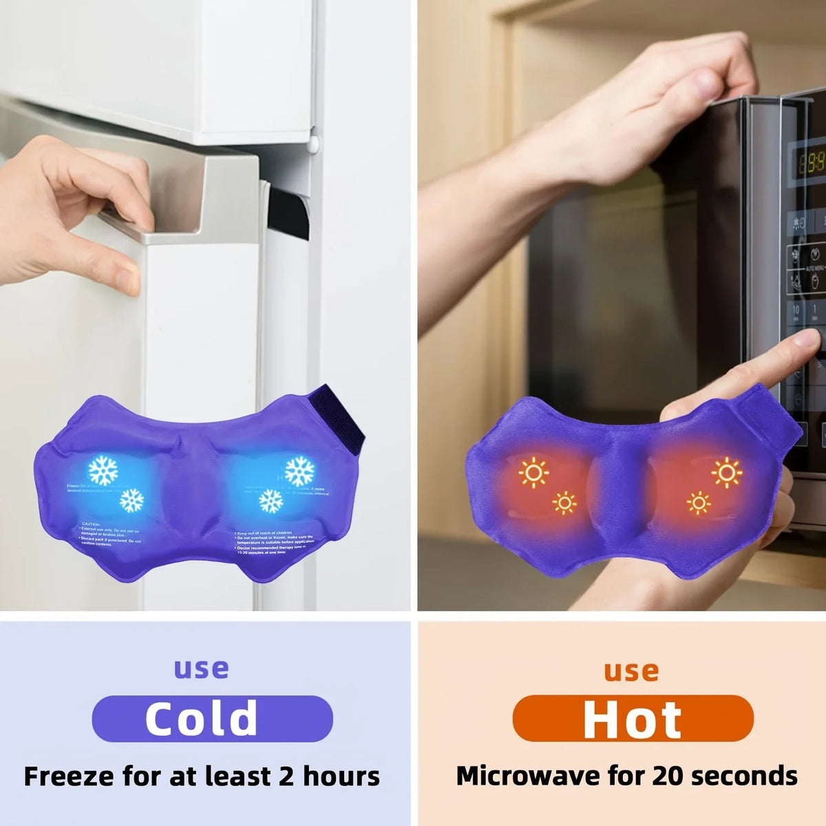 Ankle Brace Hot & Cold Ice Pack Wrap | Reusable Gel Compress for Sports Injuries
