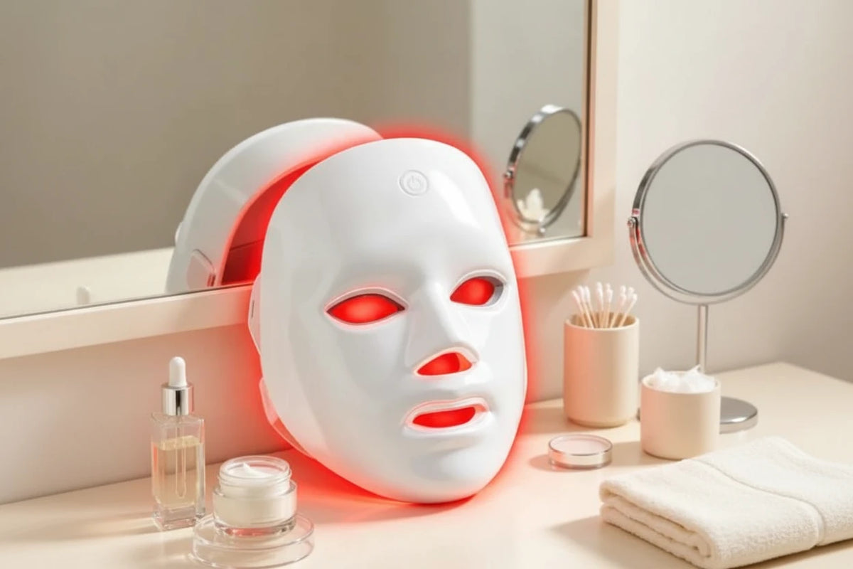 7-Color LED Light Therapy Face Mask | Wearable At-Home Device