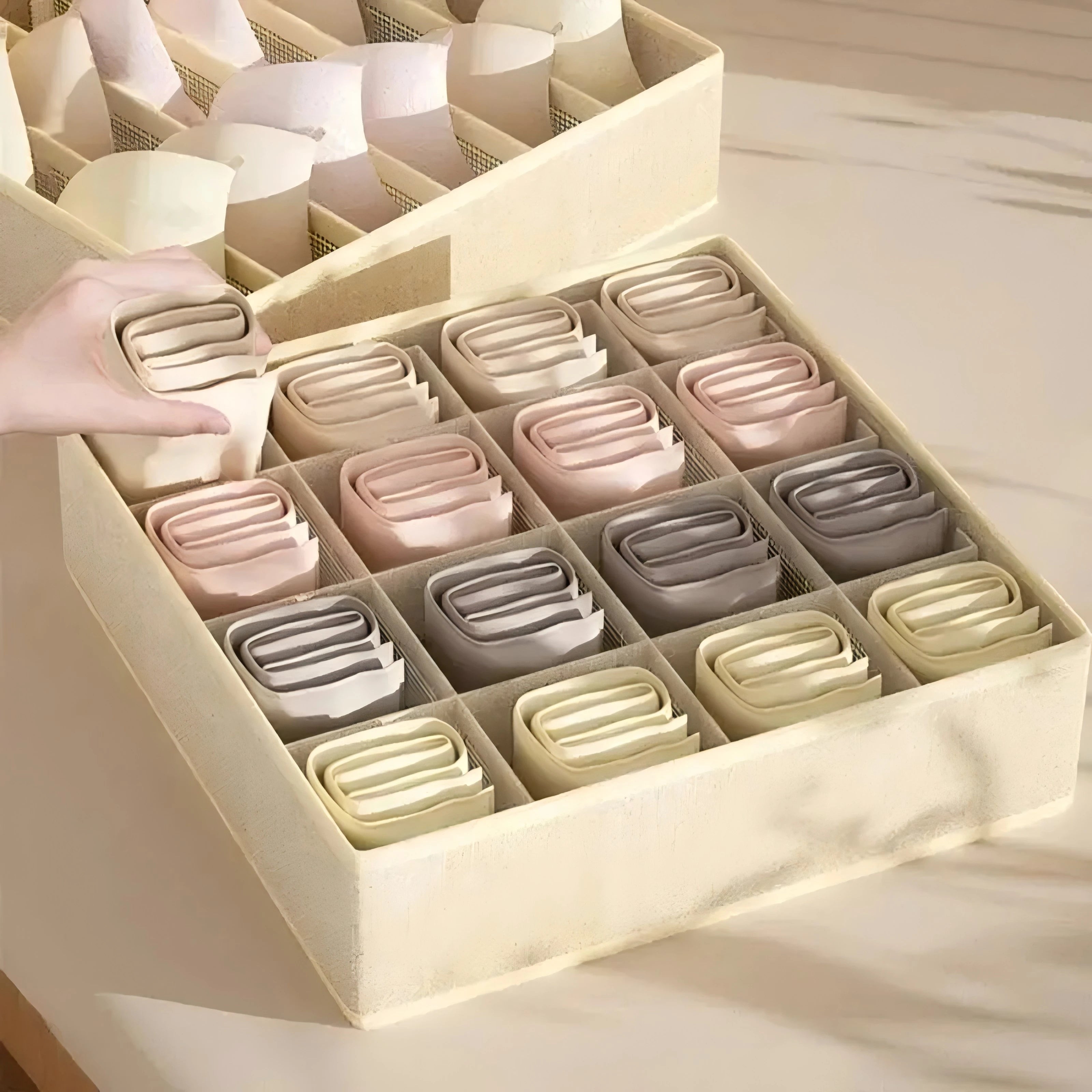 Foldable Drawer Organizer | Closet Storage for Underwear & Socks