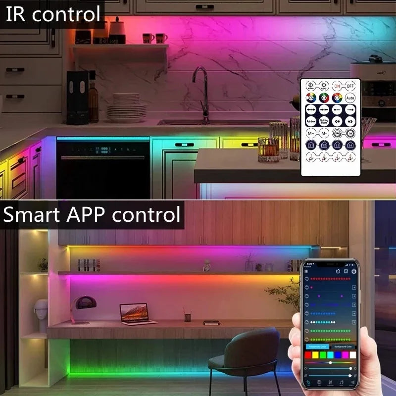 RGBIC Smart LED Strip Lights | Segment Color Control, WiFi App & Alexa/Google