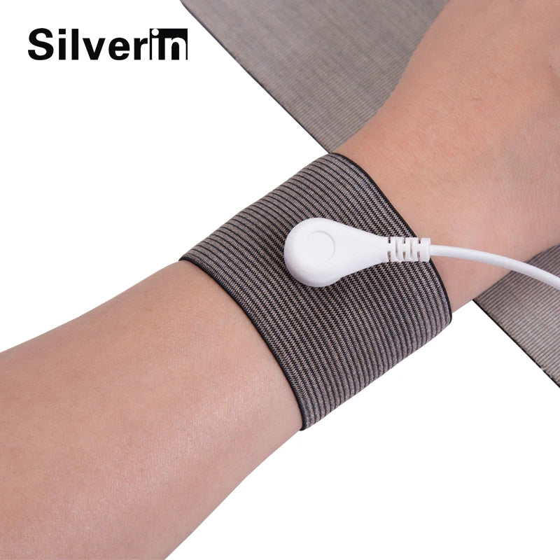 Grounding Wristband | Conductive Earthing Strap for Relaxation & Sleep