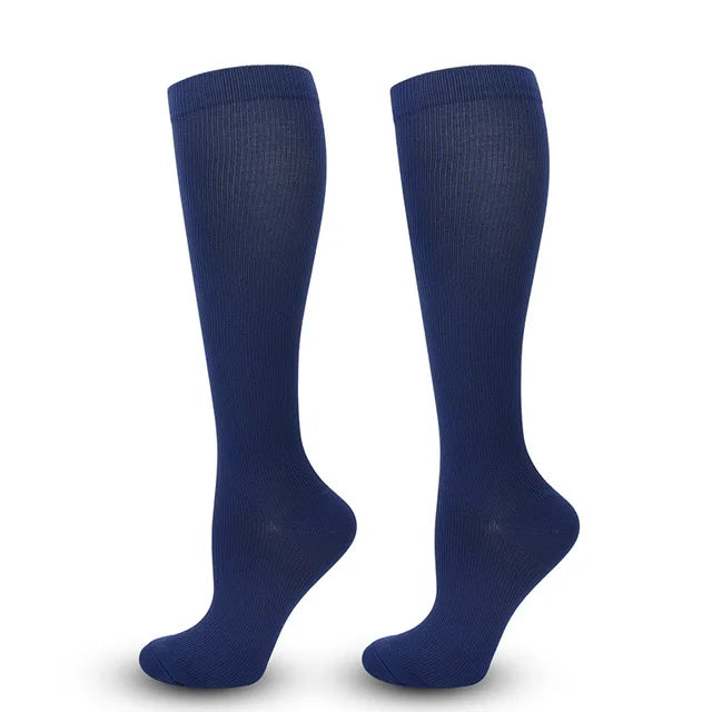 Knee-High Compression Socks | 15-20 MMHg Athletic Calf Support