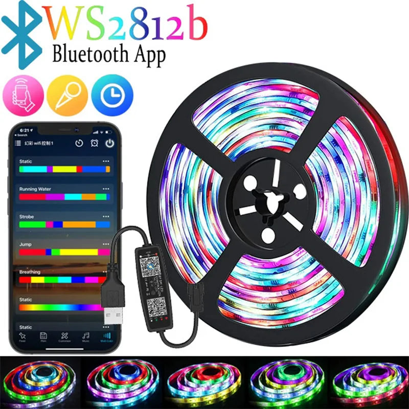 RGBIC Smart LED Strip Lights | Segment Color Control, WiFi App & Alexa/Google