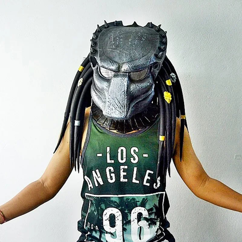 Hot Movie Aliens Vs Predator - Requiem Cosplay Mask Halloween Costume Accessories Props Predator Latex Mask