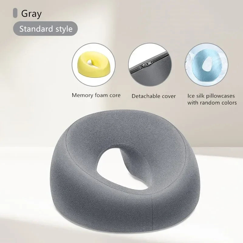 Face Down Pillow | Memory Foam Desk Nap & Massage Headrest for Home & Salon