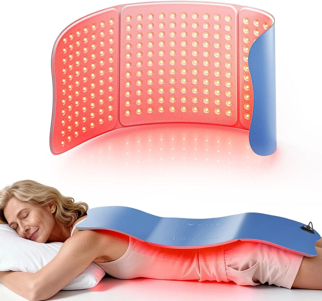 Full Body Red Light Therapy Mat | Large Near Infrared Pad for Back, Waist & Legs