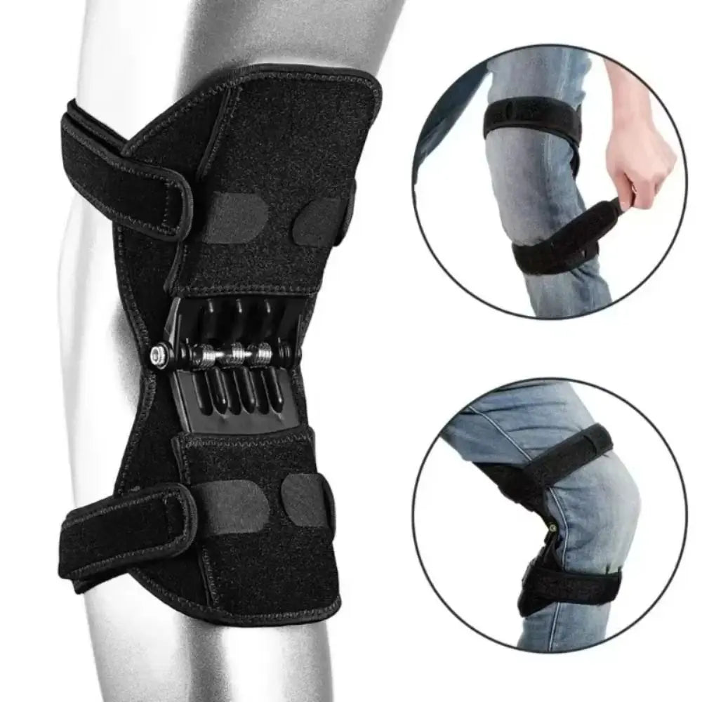 Rebound Spring Knee Support Booster | Adjustable, Breathable Knee Brace for Hiking & Everyday Activity