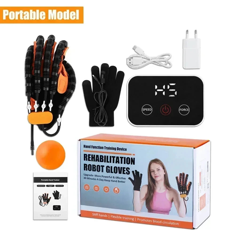 Motorized Hand & Finger Strength Trainer | Split Finger Training, 5 Levels, S-XXL