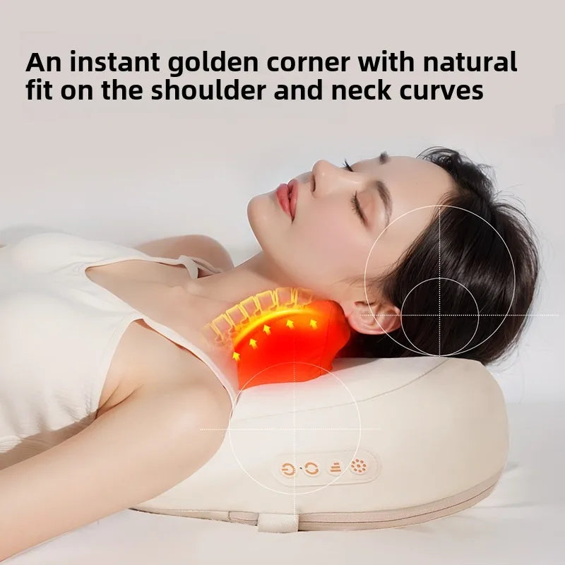 Wireless Shiatsu Massage Pillow | Heated Trapezius, Neck, Waist & Leg Massager