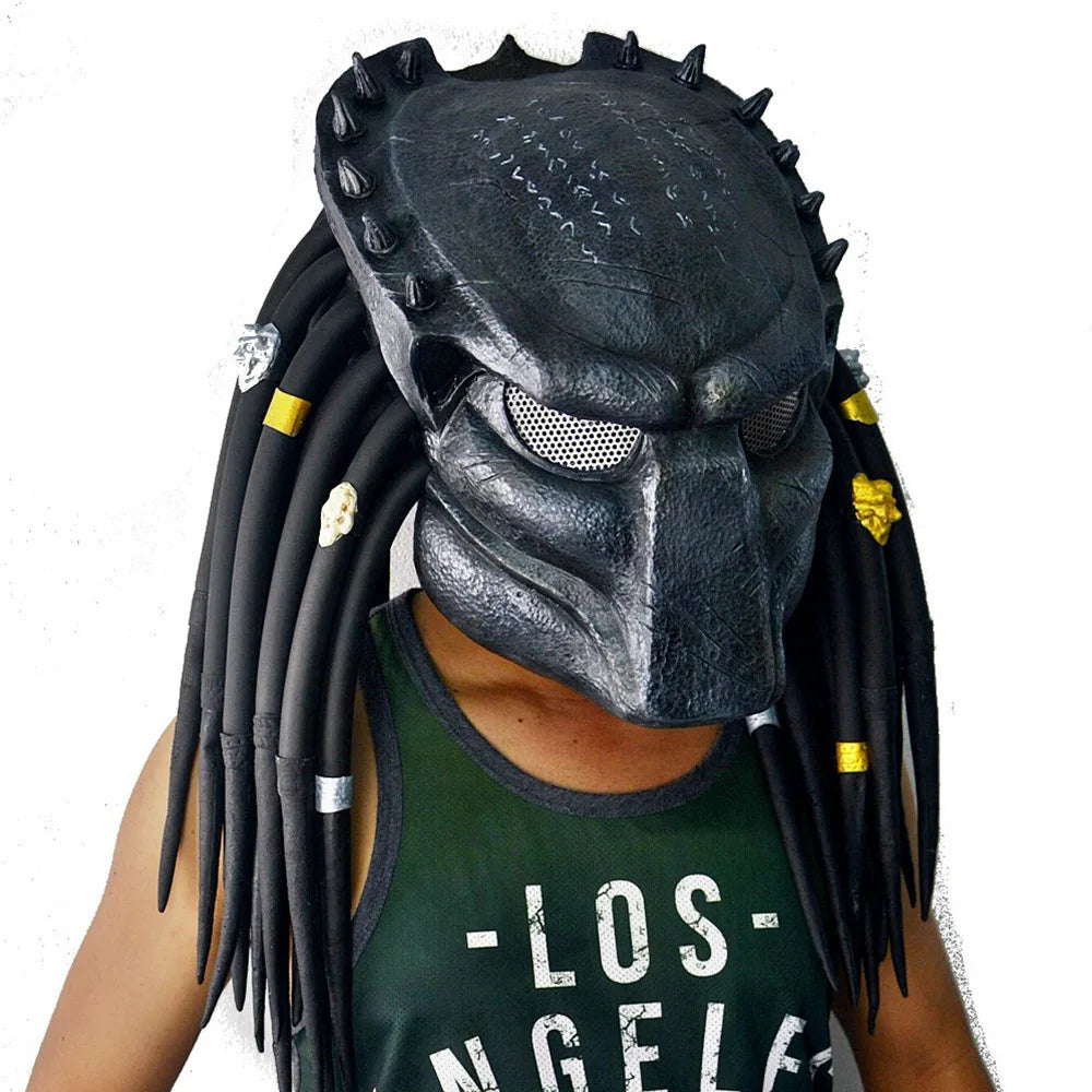 Hot Movie Aliens Vs Predator - Requiem Cosplay Mask Halloween Costume Accessories Props Predator Latex Mask
