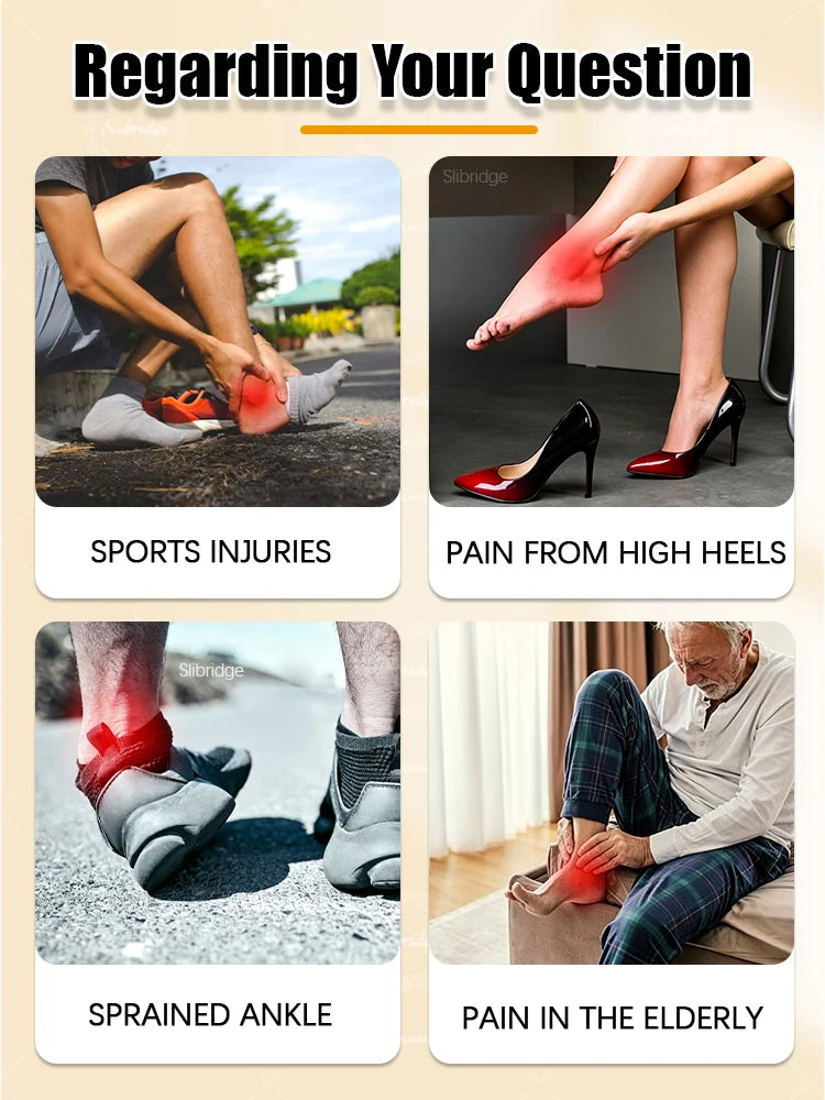 Ankle Brace with Heat & Vibration | Cordless Massager Wrap for Ankle, Foot & Wrist