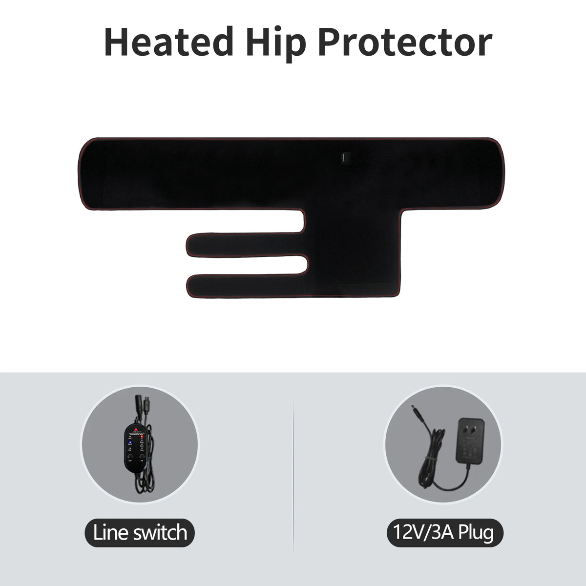Heated Massage Waist Hip Support Brace Heating Support Pain Relief Hot Compress Waist Thigh Buttock Muscle Relaxation