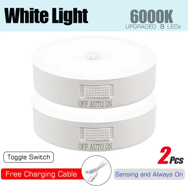 Motion Sensor Night Light | USB Rechargeable LED Light