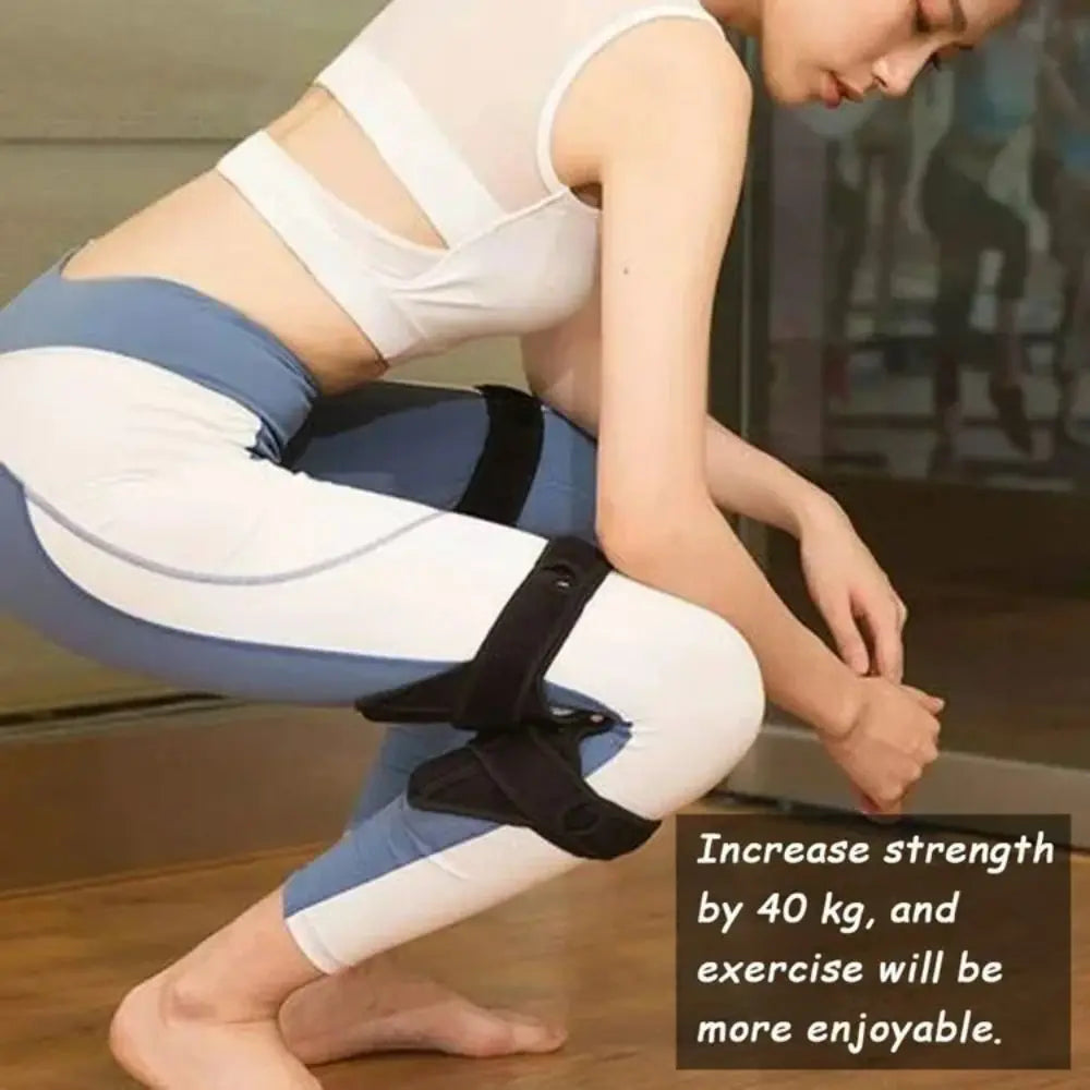 Rebound Spring Knee Support Booster | Adjustable, Breathable Knee Brace for Hiking & Everyday Activity