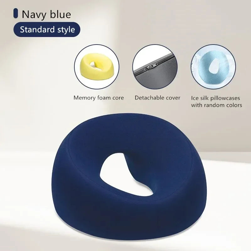 Face Down Pillow | Memory Foam Desk Nap & Massage Headrest for Home & Salon