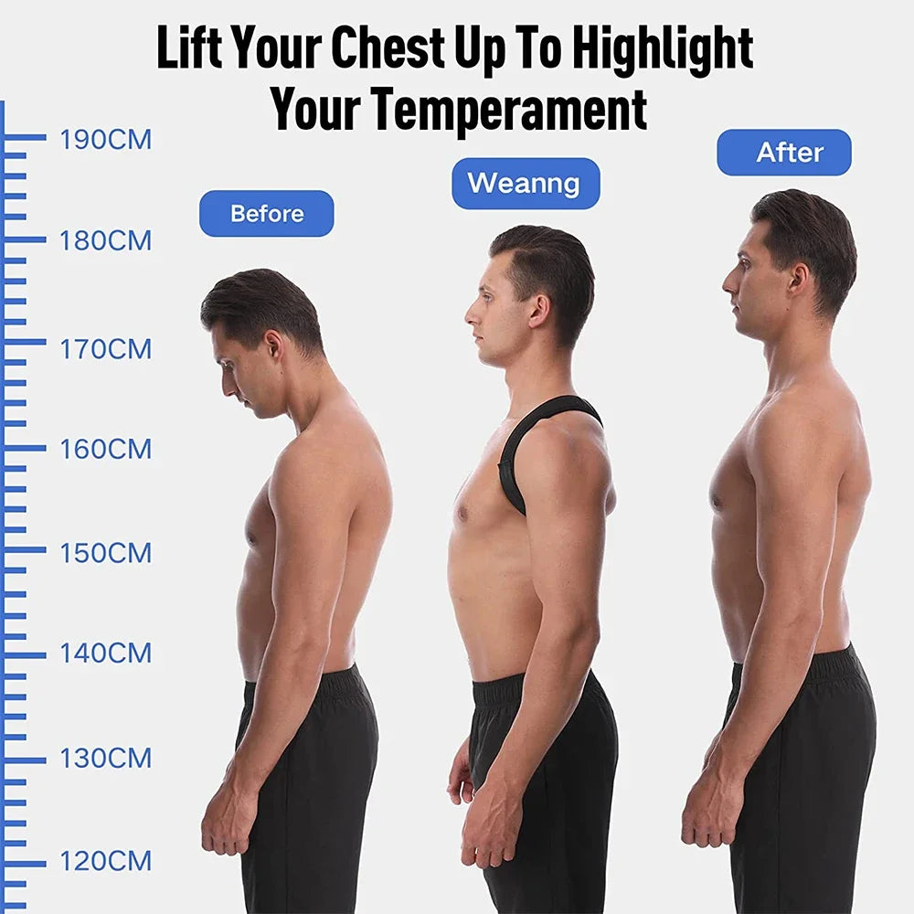 Adjustable Posture Corrector Back Brace | Shoulder & Clavicle Support