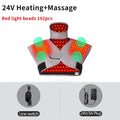 Red Light Heated Shoulder & Neck Support Wrap | 3-Gear Vibration, Helpful for Sleep