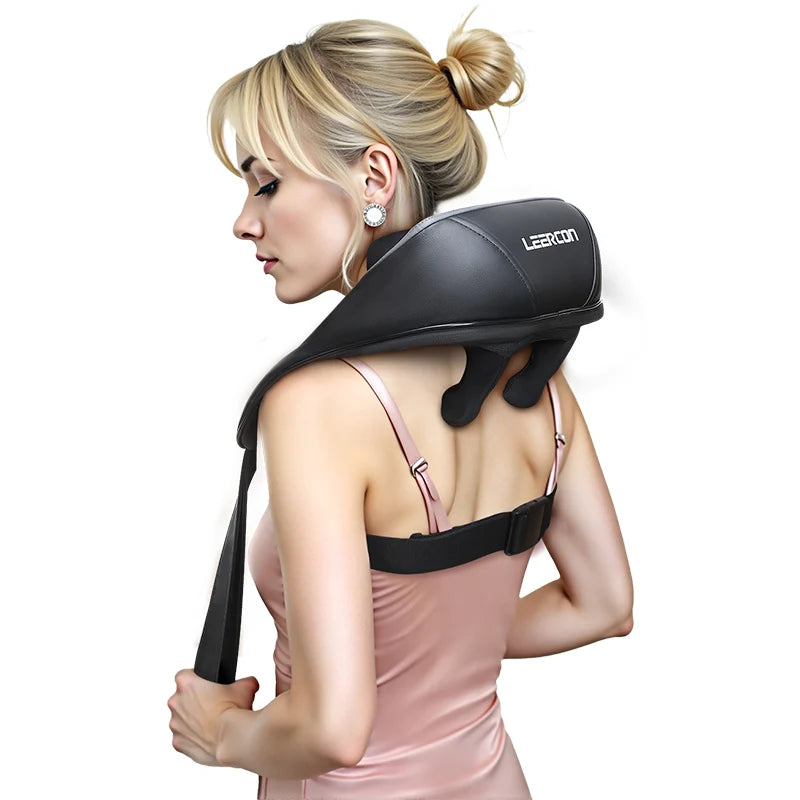 Home power adapter and car adapter included with the massage pillow