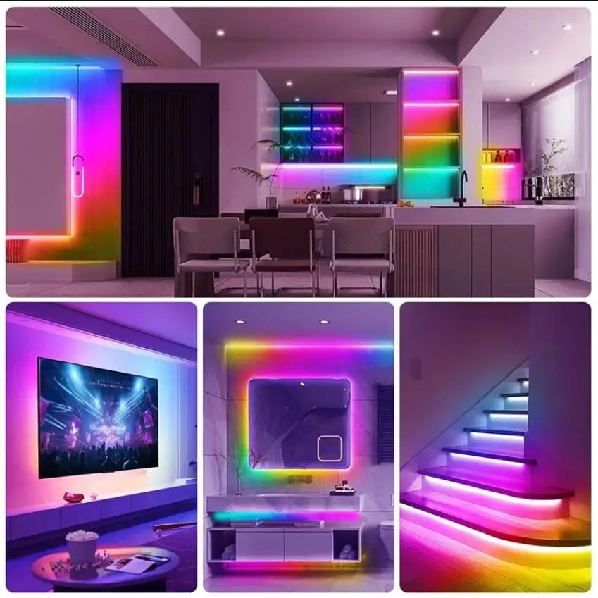 RGBIC Smart LED Strip Lights | Segment Color Control, WiFi App & Alexa/Google