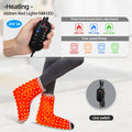 LED Red Light Ankle Brace | 660&850nm Light, 3-Speed Vibration, Pair
