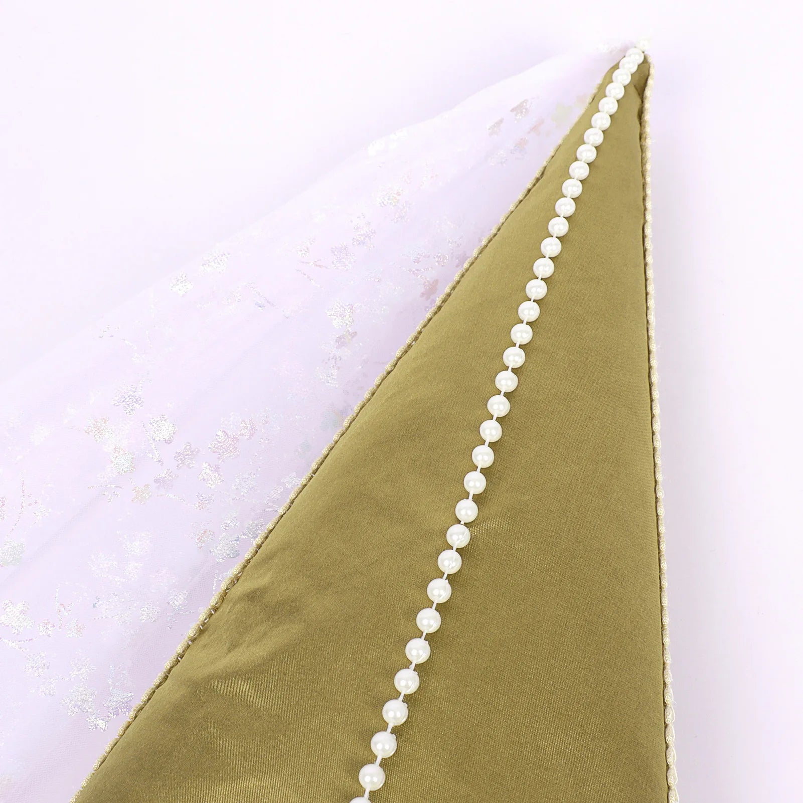 Vintage Gothic Pointed Witch Hat With Long Flowing White Chiffon Medieval Wizard Headwear Halloween Cosplay Costume Accessory