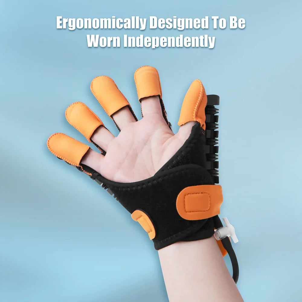 Motorized Hand & Finger Strength Trainer | Split Finger Training, 5 Levels, S-XXL