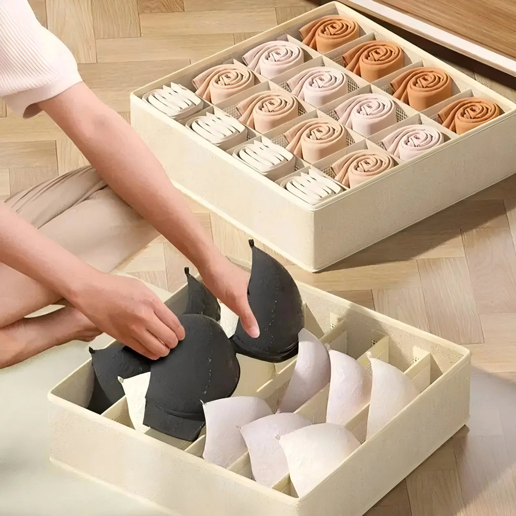 Foldable Drawer Organizer | Closet Storage for Underwear & Socks