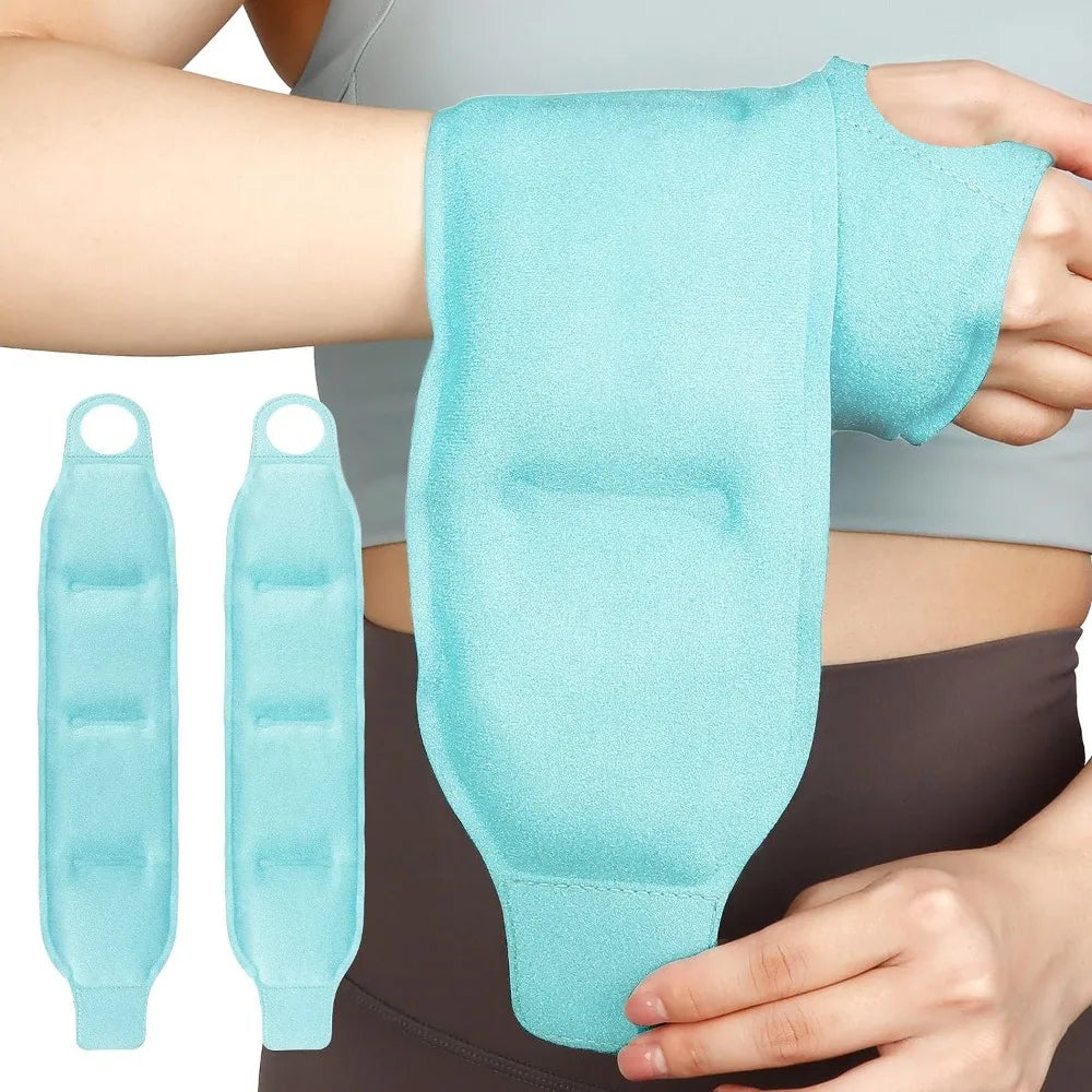 Reusable Hot & Cold Gel Wrap | Wrist Pain Relief, Fits Knees, Elbows, Ankles & Arms Too