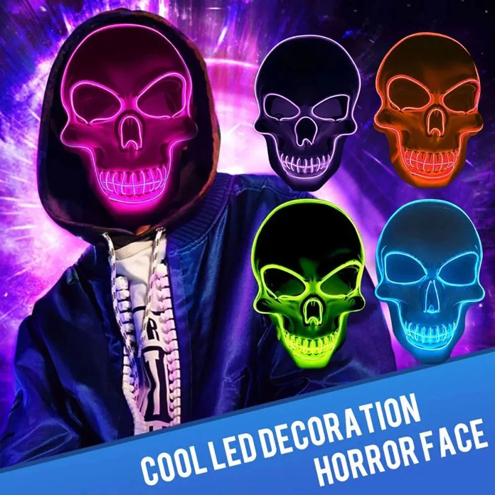 Halloween Mask Latex Mask Skull Mask Horror Decoration Full Head Skull Mask Helmet Movable Jaw Masque Gifts Party Costume Mask