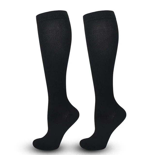 Knee-High Compression Socks | 15-20 MMHg Athletic Calf Support
