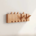 Wooden Wall Hooks | Foldable Piano Key Design Hanger Rack