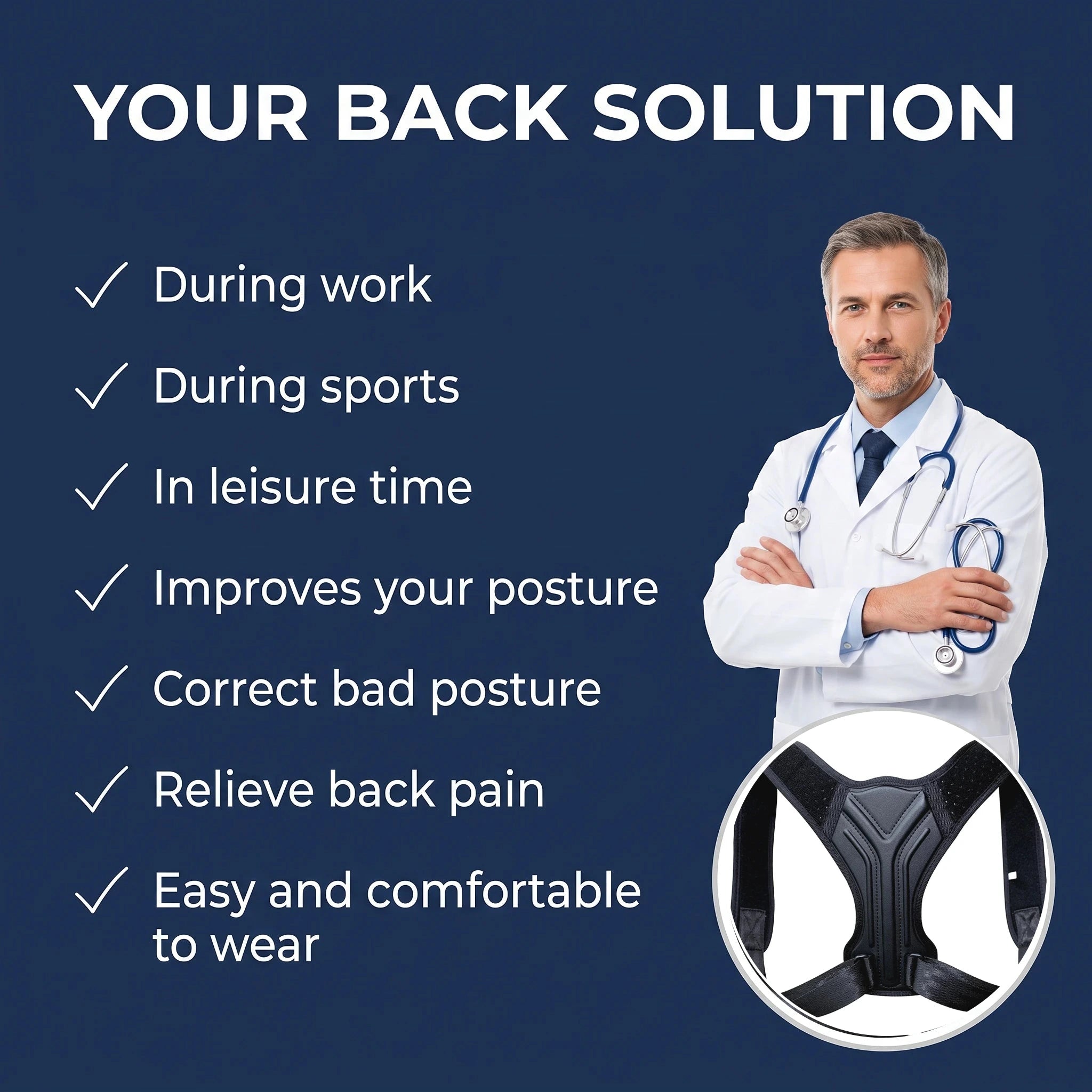 Posture corrector - your back solution